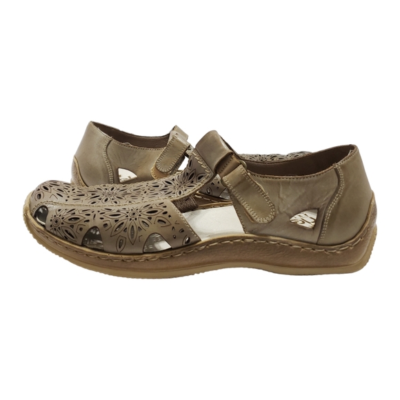 Rieker Shoes - Rieker Anti Stress Mary Jane Sandals Tan Size 9.5
